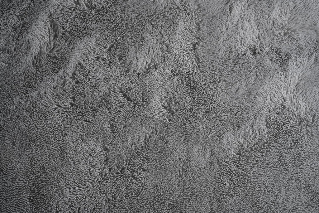 Zentavio Area Rugs - Soft Fluffy Grey Shag Carpet for Living Room & Bedroom | 4x6 Plush Design
