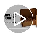 Frankincense and Myrrh Natural Incense Cones - 10 Pack