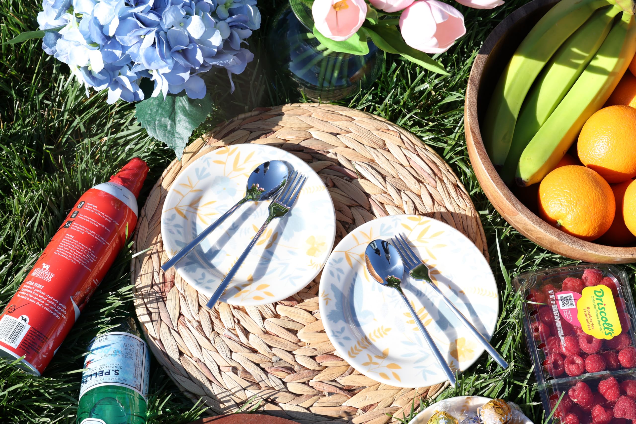 ANNOVA 20 Piece Silverware Set, Service for 4, Premium Forged Stainless Steel Tableware Kitchen Flatware Set Utensils, Includes Dinner Knives, Forks, Spoons, Salad Forks & Dessert Spoons