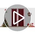 42W x 72L Red Blackout Curtains - Pack of 2, Room Darkening for Living Room & Bedroom