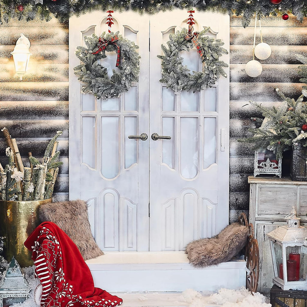 Regine Switzerland 2-Pack Wreath Hangers - Durable Metal Over-The-Door Design for Christmas Decor