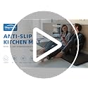 2-Piece Anti-Fatigue Kitchen Mat Set, 0.4-Inch Cushioned Memory Foam Rugs