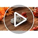 Mini Metal Farm Truck Decor with 3 Pumpkins for Fall Tiered Tray Display