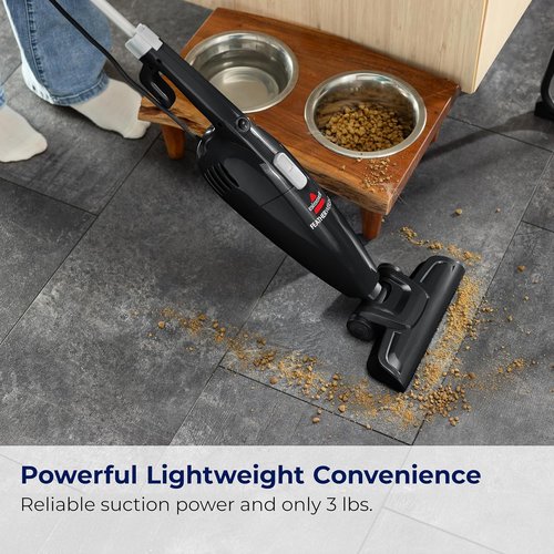 Bissell Featherweight Stick Vacuum - Lightweight Bagless Design with Crevice Tool | Black