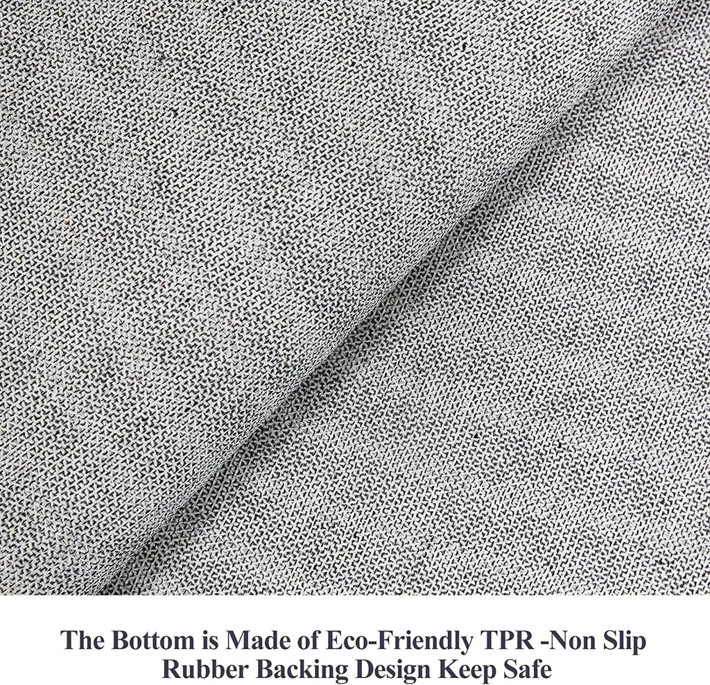 Skiennix Non-Slip Runner Rug - Washable Ultra Soft Vintage Floor Mat for Hallways | 2x12 Black