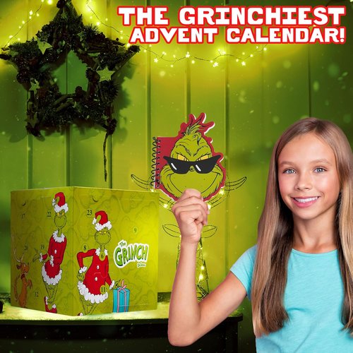 Grinch Advent Calendar 2025 - 24 Days of Christmas Countdown | Festive Decor & Gifts for Women & Teens