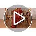 DeZerlor Burgundy Cheesecloth Table Runner 1 Pack 35 x 120 in