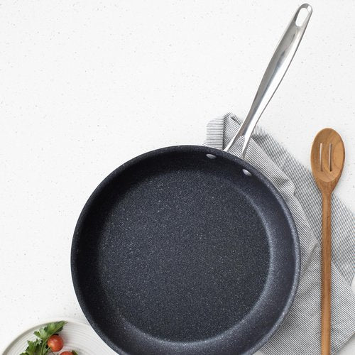 Nordic Ware Basalt Aluminum Saute Skillet, 12-Inch, Ceramic Coating