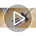 3-in-1 Floor Scrub Brush with Squeegee and Adjustable Long Handle