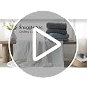 Cooling Comforter Queen Size – Q-Max 0.43 Striped Blanket for Hot Sleepers