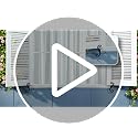 6.5-Inch Iron Shutter Dogs, S-Shaped Exterior Shutter Tiebacks, 6 Pack