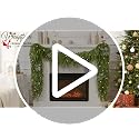 Waipfaru 15ft Norfolk Pine Garland - Realistic Artificial Christmas Wreath & Decor