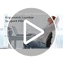 Ergonomic Lumbar Support Pillow for Office Chair - Memory Foam