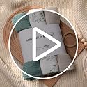 LYRICHOM Organic Cotton Muslin Swaddle Blankets 3 Pack, 38x40 Bright Colors
