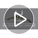 Viski 24k Gold Plated Signature Double Hinged Waiter's Corkscrew - Standard