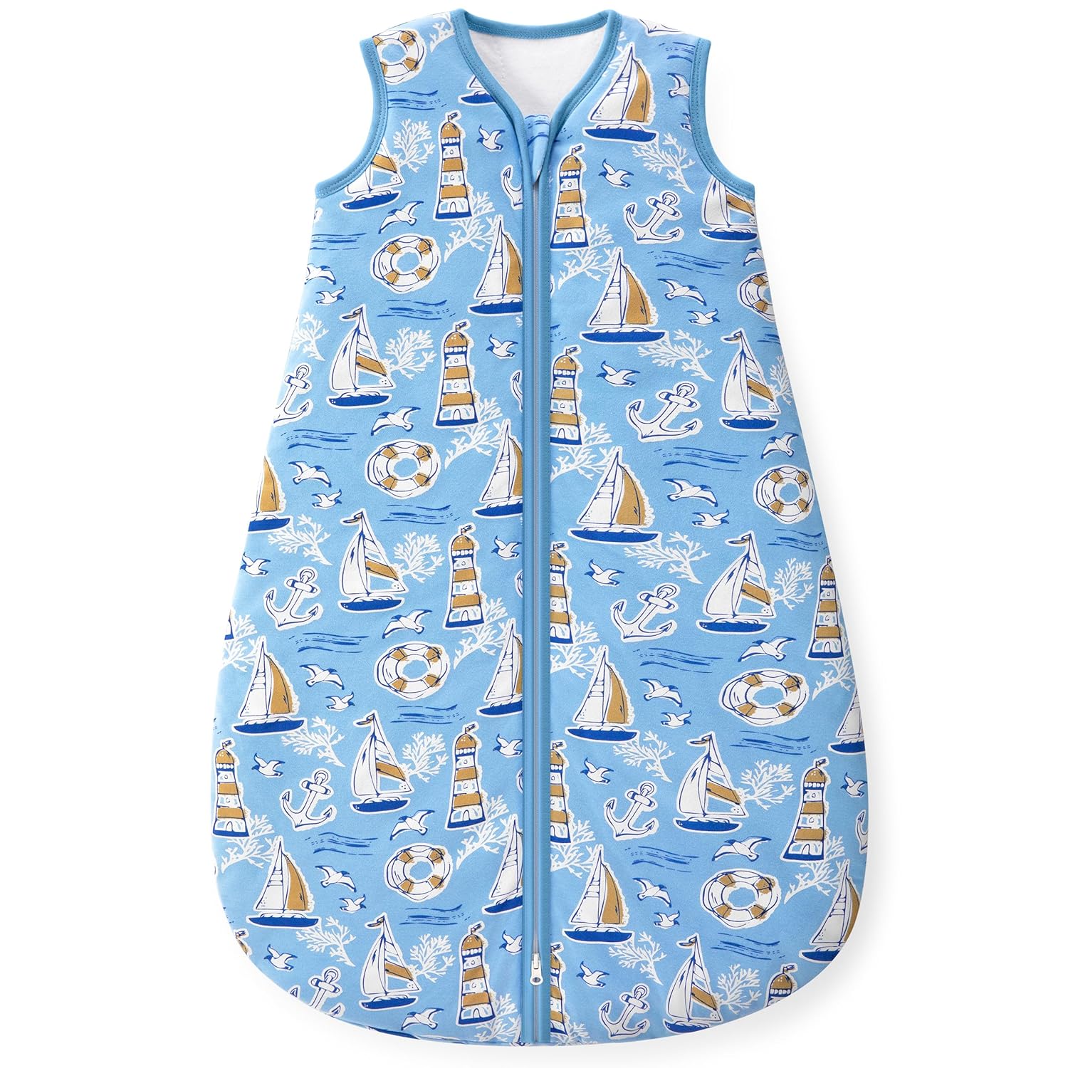 Yoofoss Baby Sleep Sack | 1.5 Tog Organic Cotton Wearable Blanket for Infants 0-6 Months