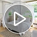Elegant Lace 4-Poster Bed Canopy Mosquito Net - Queen Bedroom Drapes