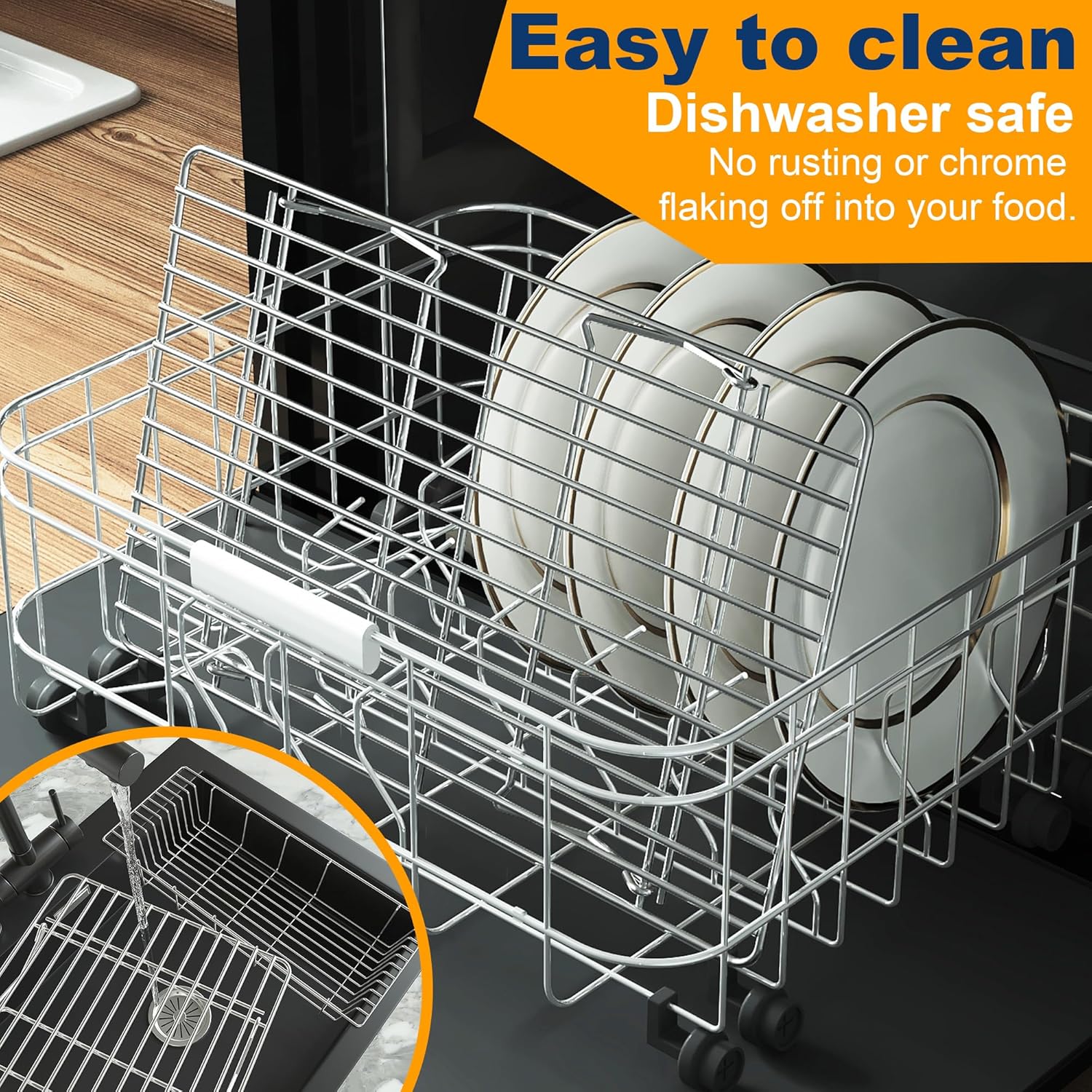 Skiennix 3-Tier Stackable Cooling Rack - Heavy Duty Baking Rack for Cookies, Pizza & Cakes - 15.8” x 10” - Oven & Dishwasher Safe