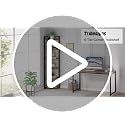 6-Tier Corner Bookshelf, 71-Inch Tall Modern Storage Display Stand (White)