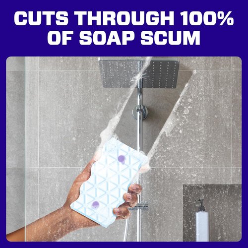 Mr. Clean Magic Eraser Sponge - Powerful Bathroom Cleaner with Febreze Lavender Scent | 7 Count