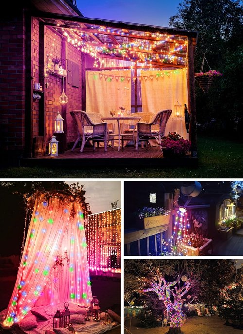 Fairy Lights - 33FT 100LED USB Twinkle Lights with Timer & Remote | 8 Modes for Indoor Christmas Decor