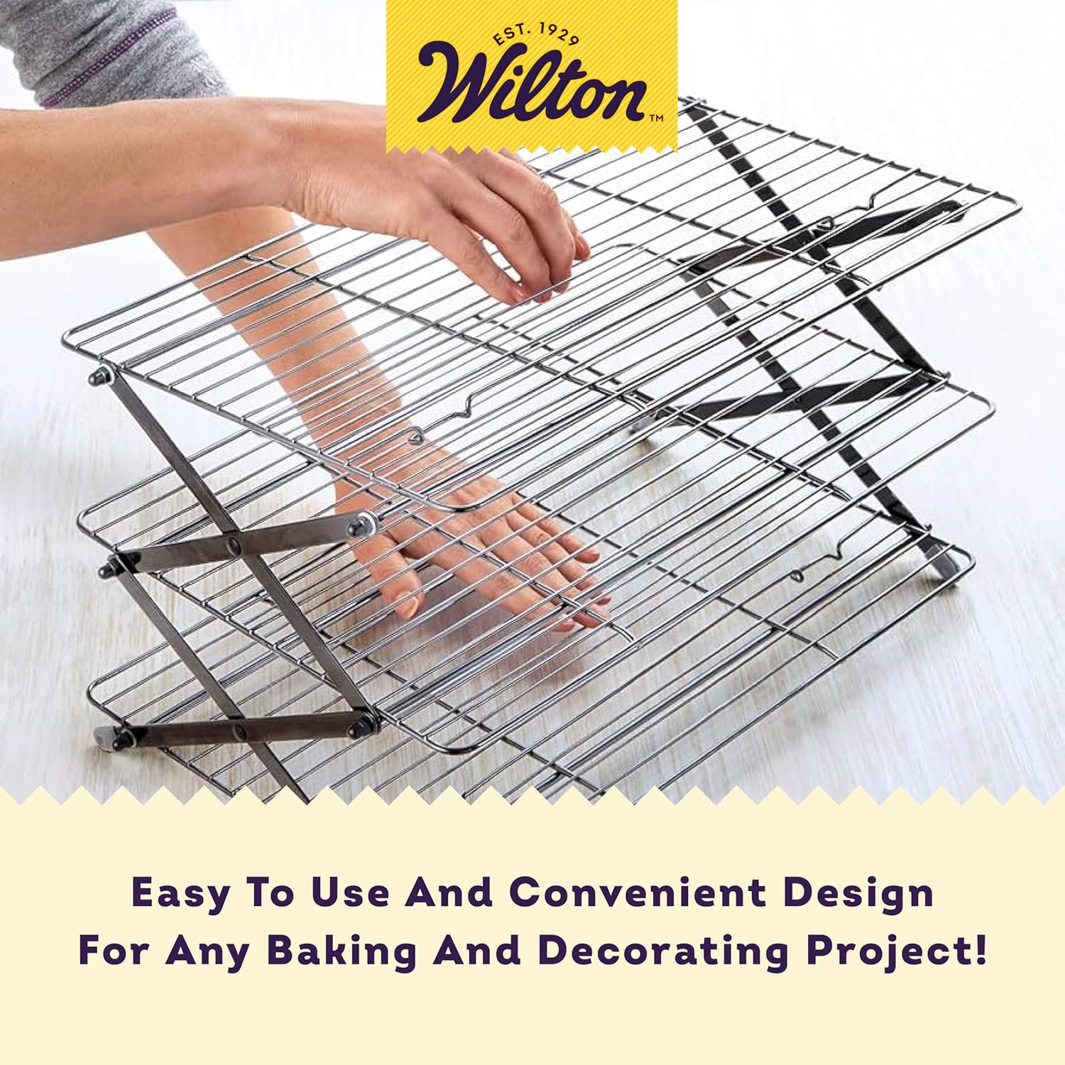 Wilton Gold Premium Non-Stick Bakeware - Warp-Resistant Design & 3-Tier Cooling Rack