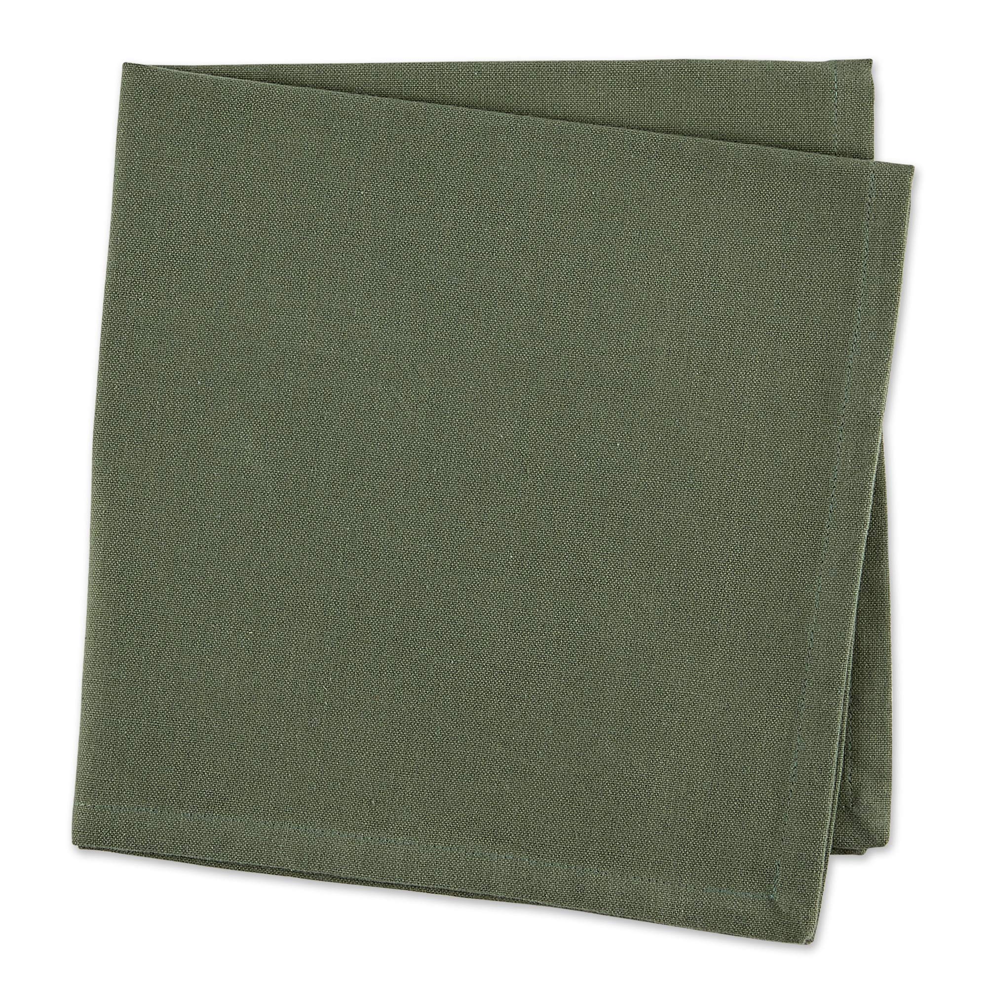 DII Solid Napkin Set Collection, 20x20, Artichoke, 6 Piece