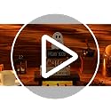 4-Piece Halloween Wooden Ghost Coffee Bar Decor Set - Rustic Tiered Tray Sign