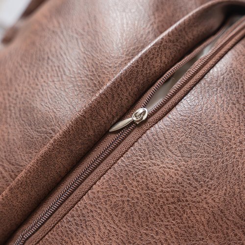 Neelvin Faux Leather Decorative Throw Pillow Covers Modern Solid 18x18 inch Set of 2 Pillowcase Cushion Case for Bed Sofa Couch