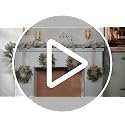 Dingion 18 Pcs Mini Christmas Wreaths for Cabinets with Pine Cones & Bows - 9in
