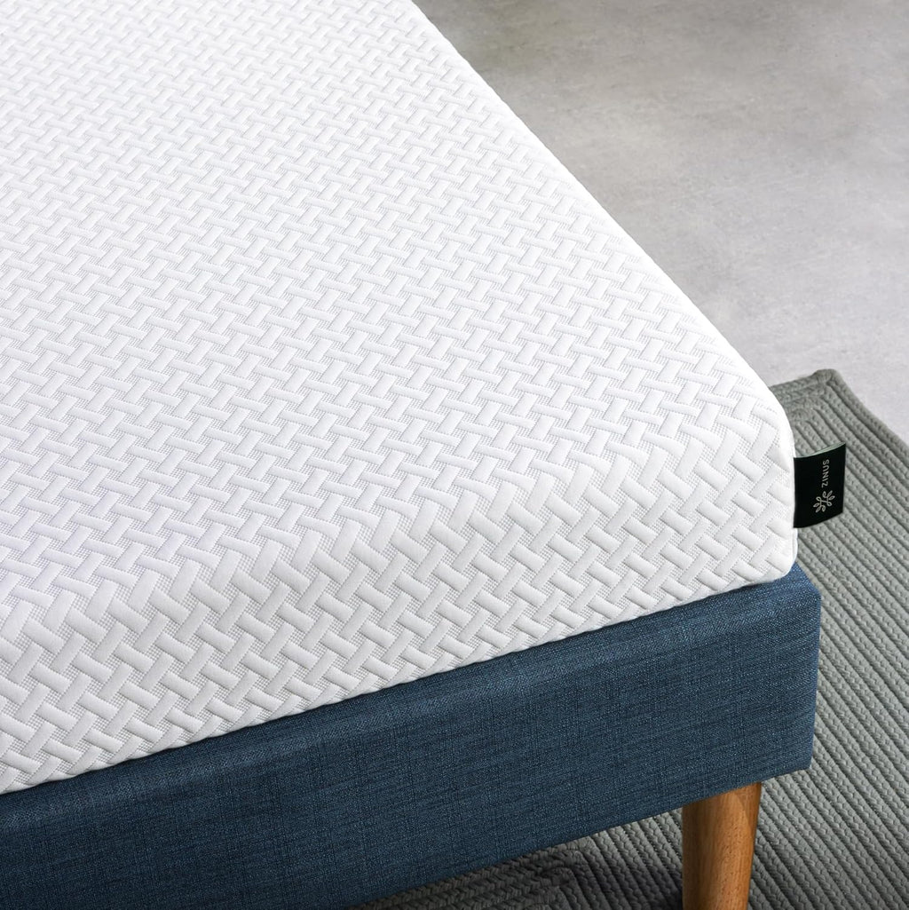 Zinus 6 Inch Full Memory Foam Mattress - Cooling Essential Design, Medium Feel, Fiberglass Free, Safe Materials