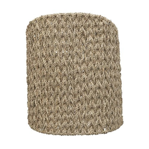 Household Essentials Oval Magazine Rack, Natural Seagrass