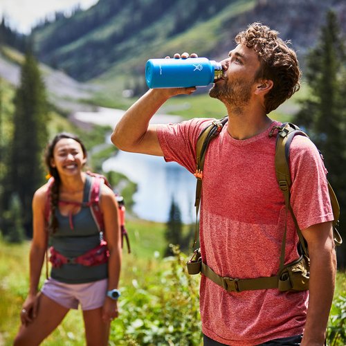 Hydro Flask Wide Mouth Bottle with Flex Cap, Seagrass, 32 oz