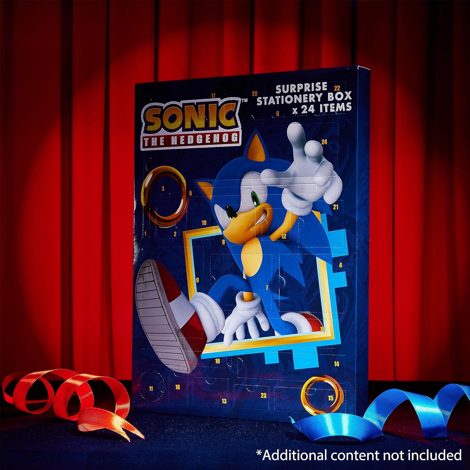 Sonic the Hedgehog Advent Calendar 2025 - 24 Surprise Items & Christmas Countdown Gifts for Boys