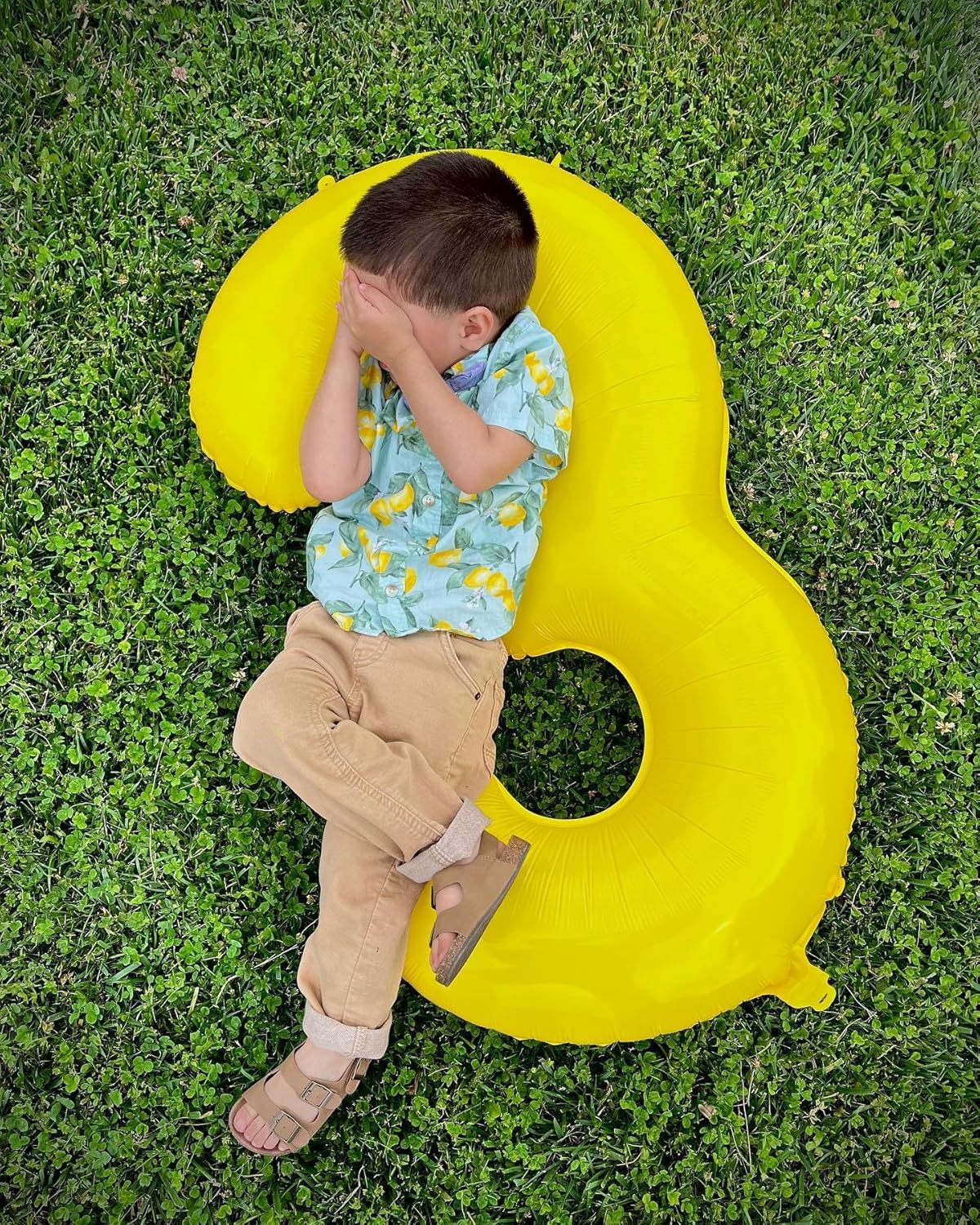 Yellow 7 Balloon | 40-Inch Number Balloon for 7th Birthday Decorations - Perfect for Girls & Women