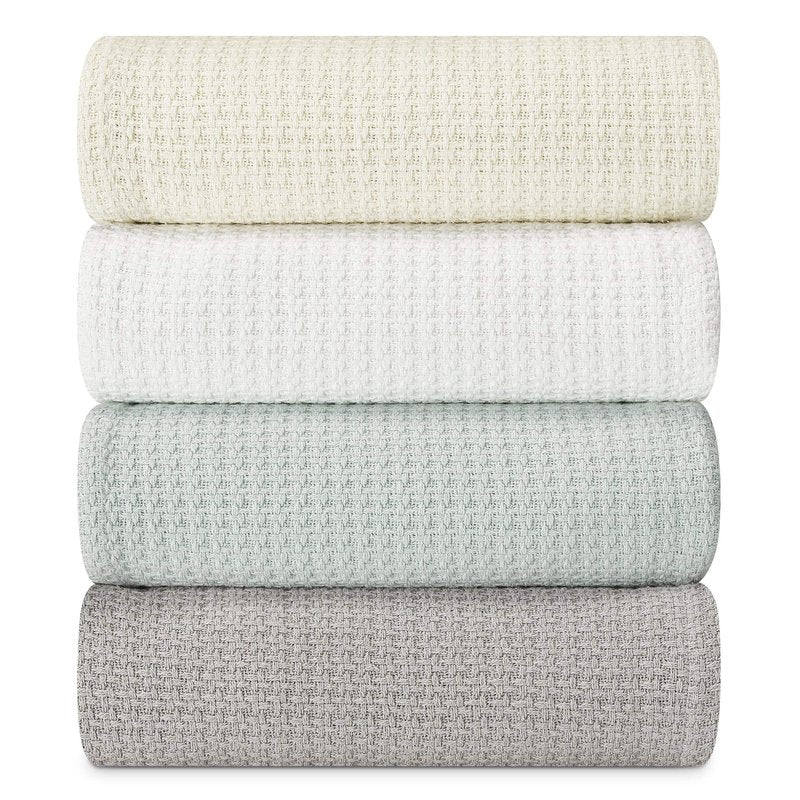 Tommy Bahama - King Blanket, Soft Cotton Bedding, Coastal Inspired Bedding Essentials (Bahama Coast Ecru Beige, King)
