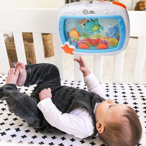 Baby Einstein Sea Dreams Soother - 4-in-1 Kickin' Tunes Music & Language Play Gym for Infants
