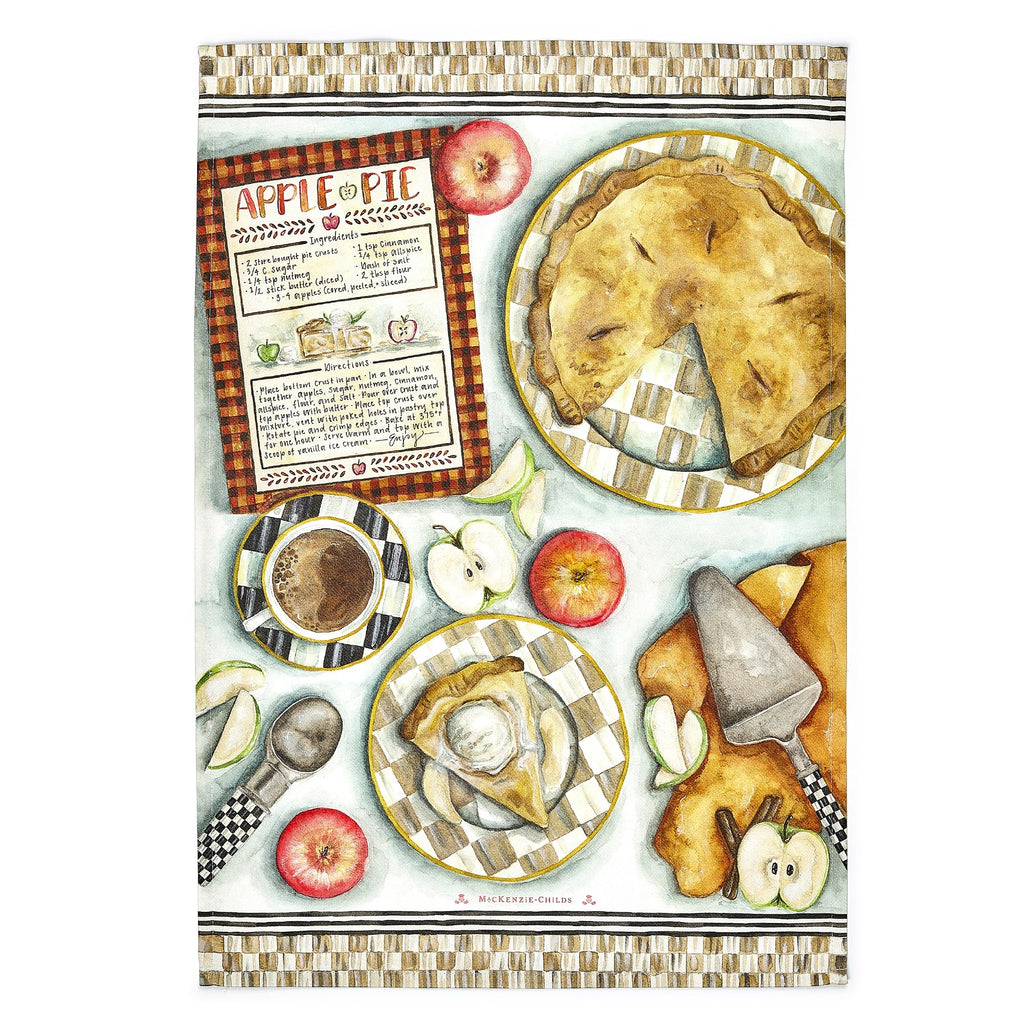 MACKENZIE-CHILDS Cotton Dish Towel, Decorative Kitchen Towel, Happy Halloween