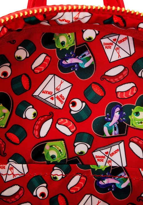 Loungefly Monsters, Inc. Harryhausen's Takeout Boo Pop-Up Mini Backpack
