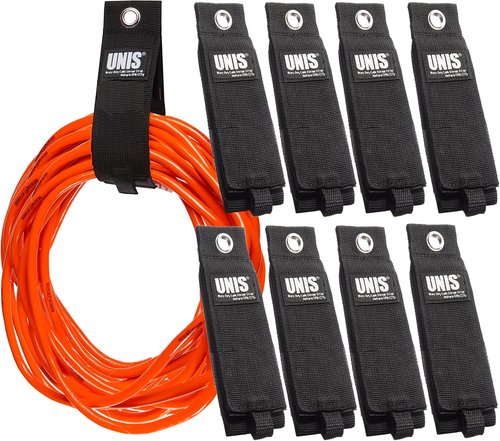 Heavy Duty 13-Inch Extension Cord Storage - 8 Pack Cable Ties Organizer for Cords & Hoses