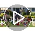 Holiday Goose Costume Set for Outdoor Decor - 10 Seasonal Outfits for 23-inch Lawn Geese