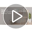 Wall Mounted Folding Table 31.5" x 15.7" - Space Saving Desk for Small Spaces
