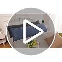 Cooling Body Pillow - 20x60 Inch Memory Foam for Side Sleepers
