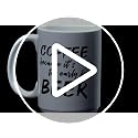 NoCry Too Early for Beer 15oz White Ceramic Coffee Mug – Funny Office Drinkware