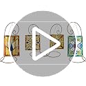 Handcrafted Stained Glass Window Panel 20" x 20" - Tiffany Style Suncatcher