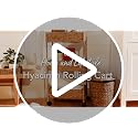 3-Tier Water Hyacinth Rolling Utility Cart - Woven Storage Caddy with Wheels