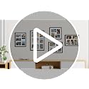 Vittanly 8x20 Collage Picture Frame Light Taupe Holds 4 Photos with Mat