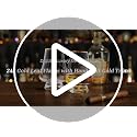DUJUST Crystal Snifter Glasses Set of 2 (8oz) - Gold Leaf Flakes & Handcrafted Rim, Luxury Whiskey & Brandy Glasses for Spirits, Gift Box Included