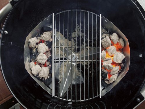 Weber 7444 One Touch Cleaning System Aluminium 57 cm & Char-Baskets