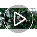FaCraft B Santa on Dinosaur Christmas Ornament Funny Resin 3D Holiday Decor